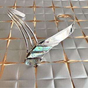 STERLING SILVER & LABRADORITE PANGL